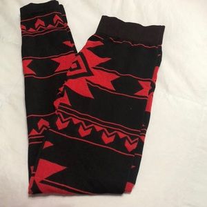 Festive leggings, size small
